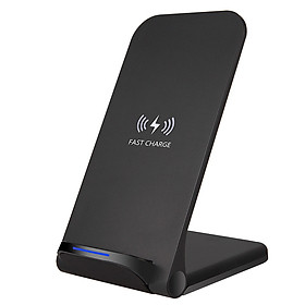 Bộ Sạc Không Dây 15w Với Đế Sạc Dọc Nhanh Không Dây Hỗ Trợ QI Cho IPhone 12 11 Pro Samsung S20 Plus