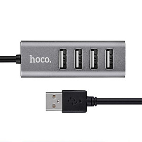 Bộ Hub Chia Cổng USB Hoco HB1 - Chia 1 Thành 4 Cổng USB Cho Macbook, Dell, Máy Tính Window, Linux,... Hàng Chính Hãng