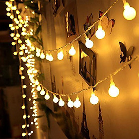 Dây đèn led chery ball 3m chạy bằng pin AA trang trí trong nhà và ngoài trời