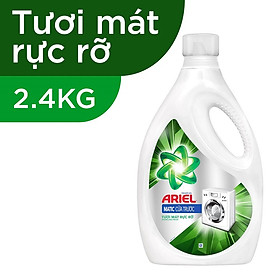 Nước Giặt Ariel Cửa Trước Tươi Mát Rực Rỡ Dạng Chai 2.4kg