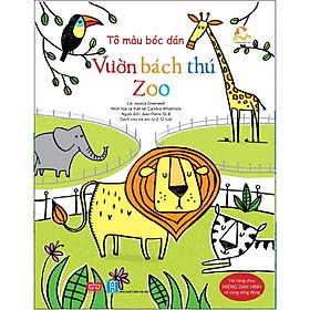 Tô Màu Bóc Dán - Vườn Bách Thú - Zoo