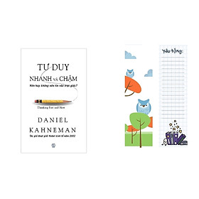 Tư Duy Nhanh Và Chậm (Tái Bản 2019) ( Tặng Bookmark Sáng Tạo )