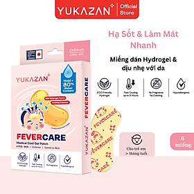 Miếng dán hạ sốt Yukazan cho trẻ em ( 6 miếng)