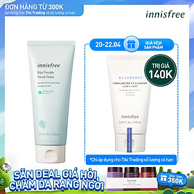 Sữa Rửa Mặt Dành Cho Da Mụn Innisfree Bija Trouble Facial Foam 150g - 131171093