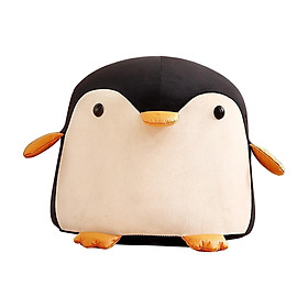 Penguin Footstool Cartoon Pouffe Footstool for Entryway Entrance Living Room