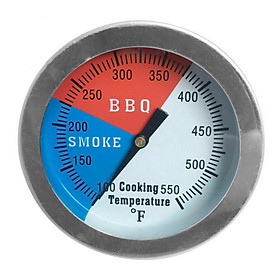 Temperature Gauge Barbecue BBQ Grill Smoker Pit Thermometer BBQ Tool