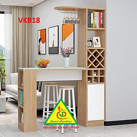 Mua Quầy bar mini kết hợp tủ rượu VKB018 ( không kèm ghế) - Nội thất lắp ráp Viendong Adv