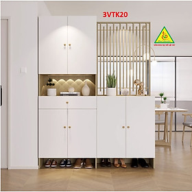Mua Vách ngăn tủ kệ kiêm tủ giày  vách ngăn phòng khách  nhà bếp 3VTK20