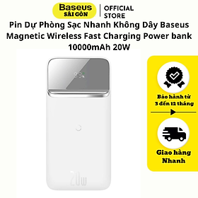 Mua Pin dự phòng Baseus Magnetic Wireless Fast Charging Power bank 10000mAh 20W PPCXW- hàng chính hãng