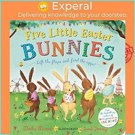 Hình ảnh Sách - Five Little Easter Bunnies : A Lift-the-Flap Adventure by Martha Mumford,Sarah Jennings (UK edition, paperback)