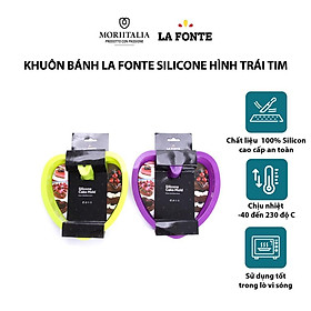 Mua Khuôn bánh La Fonte silicone hình trái tim 19x20x4.5 cm YY20383