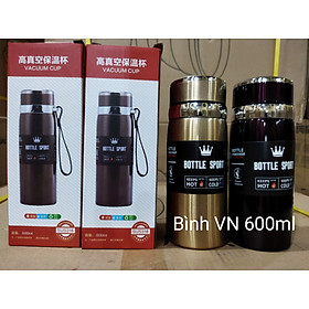 BÌNH GIỮ NHIỆT MÃ VN, DUNG TÍCH 600ml