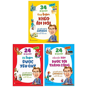 Hình ảnh Bộ Sách 34 Bí Quyết Giúp Bạn Khéo Ăn Nói + 24 Bí Quyết Giúp Bạn Bước Tới Thành Công + 24 Bí Quyết Để Bạn Được Yêu Thích (Bộ 3 Cuốn)