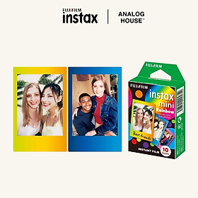 Mua Film Instax Mini FUJIFILM - Viền màu - Giấy in ảnh cho máy chụp ảnh lấy liền Instax Mini - Hàng Chính Hãng