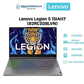 Mua Laptop Lenovo Legion 5 15IAH7 82RC008LVN (i5-12500H | 8GB | 512GB | GeForce RTX 3050 4GB | 15.6  FHD 144Hz 100%) Hàng chính hãng
