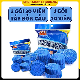 Mua Combo 30 viên tẩy vệ sinh bồn cầu - Viên thả bồn cầu tẩy sạch Diệt khuẩn vết bẩn ở toilet Nhật Bản