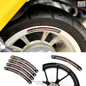 Tem Phản Quang Vành Xe Vespa Tem Nổi Loại Cao Cấp