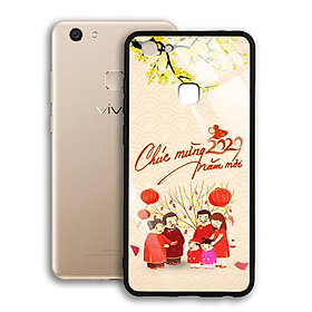 Ốp Lưng Kính Cường Lực cho điện thoại Vivo V7 - 03030 7982 HPNY 24 - Tết đoàn viên - Hàng Chính Hãng