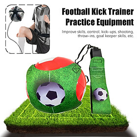 1.8m Football Kick Trainer Elasticity Soccer Control Skill Practice Equipmet Football Kick Trainer Set