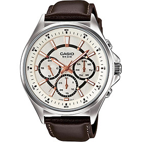 Đồng hồ nam dây da Casio MTP-E303L-1AVDF