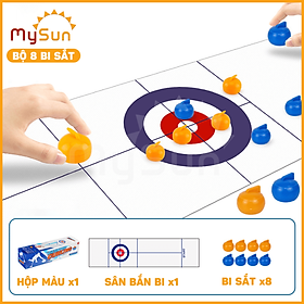 Đồ chơi bắn bi nhựa sắt bộ trò chơi gia đình cho bé MySun