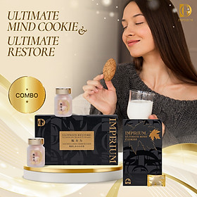 Combo 2 Sản Phẩm Bánh Cookies Ultimate Mind Và Thức Uống Dinh Dưỡng Ultimate Cleanse Imperium Thích Hợp để Tặng Bạn Bè, Người Thân, đồNg Nghiệp, Cấp Trên