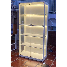 Mua Tủ trưng bày kính có led Tundo ngang 80 cm x cao 2m