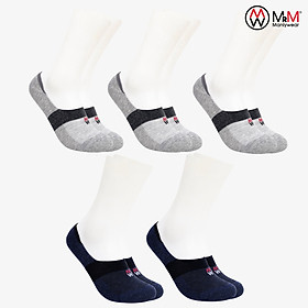 Combo 5 Đôi Tất Hài(Lười) Mix Màu Cotton Thương Hiệu MRM Manlywear