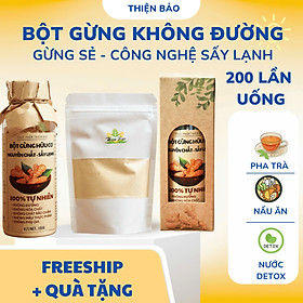 Bột gừng nguyên chất, sấy lạnh, không đường,…