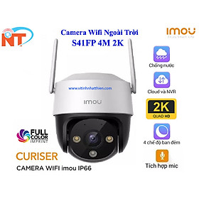 Camera IMOU S21FP S41FP tích hợp mic, phát hiện chuyển động, chống nước IP66 - Hàng chính hãng