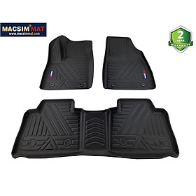 Thảm lót sàn xe ô tô MG HS 2018 - nay Nhãn hiệu Macsim chất liệu nhựa TPV cao cấp màu đen