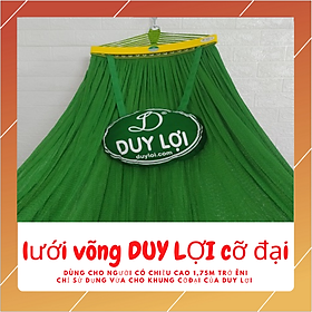 Mua võng lưới Duy Lợi cỡ đại chính hãng-quà tặng 10 móc áo Duy Lợi