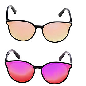 2Pcs Kids Baby Classic Party Shades Sunglasses UV400 Eyewear For Boys Girls