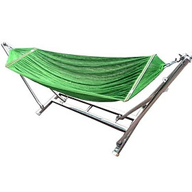 Mua Võng xếp inox khung vuông cao cấp TẶNG KÈM LƯỚI CỠ ĐẠI