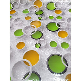 Mua Miếng Decal Dán Kính 3D Hình Tròn bong bóng T026 khổ 90x100cm làm mờ cửa kính chống nhìn trộm