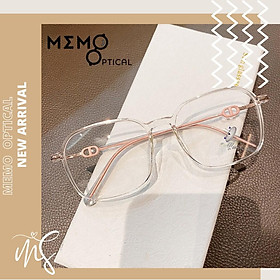 Gọng Kính Cận Hàn Quốc Nam Nữ Memo Optical - Dáng Vuông Cá Tính S11622