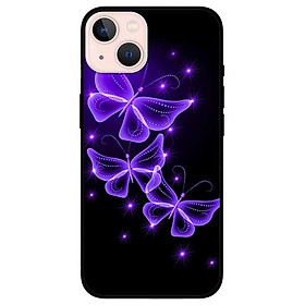 Ốp lưng dành cho iphone 13 mini - iphone 13 - iphone 13 pro - iphone 13 pro max - bướm tím