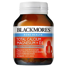 Blackmores Total Calcium + Magnesium 60 Tablets