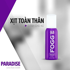 Xịt toàn thân nước hoa DUBAI FOGG Paradise 120ml,Xịt toàn thân hương nước hoa,Xịt toàn thân nước hoa,Xịt thơm,Xịt mùi cơ thể,Xịt toàn thân dành cho nữ,Xịt toàn thân lưu hương 6-8 tiếng, Xịt toàn thân khử mùi cơ thể,Không gas