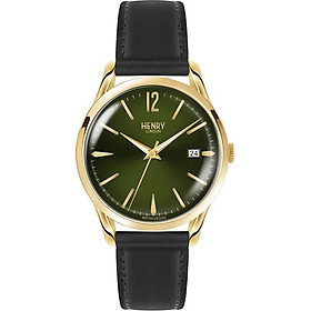 Đồng Hồ Dây Da Bò Henry London HL39-S-0100 Chiswick (38.5mm) - Đen