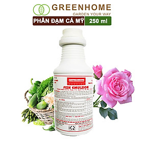 Mua Phân đạm cá Fish Emulsion  chai 250ml  hữu cơ cho hoa hồng  rau sạch  kiểng lá |Greenhome