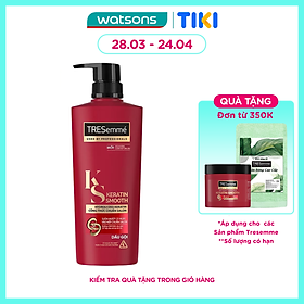 Dầu Gội Tresemme Vào Nếp Mượt Mà Keratin Smooth 480g (466ml)