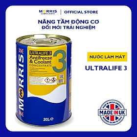 Nước Làm Mát Cao Cấp Cho Động Cơ Xăng, Động Cơ Diesel - Morris Lubricants Ultralife 3 / Xô 20L