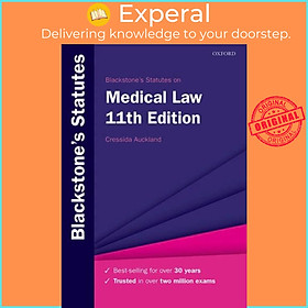 Sách - Blackstone's Statutes on Medical Law by Cressida Auckland (UK edition, paperback)