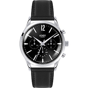 Đồng Hồ Nam Dây Da Bò Henry London HL41-CS-0023 Edgware (41mm) - Đen + Dịch Vụ Khắc Tên