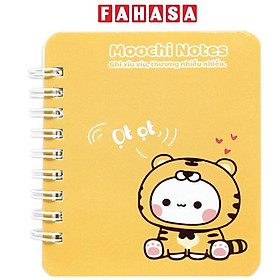 Sổ Lò Xo Moochi Notes A7 - Kẻ Ngang - 160 Trang 300gsm - The Sun 01