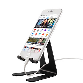 Giá Đỡ Để Bàn Điện Thoại Di Động, Máy Tính Bảng, Ipad Hợp Kim Nhôm Cao Cấp Kích Thước 7.3x8.5x9 Cm - Hàng Chính Hãng