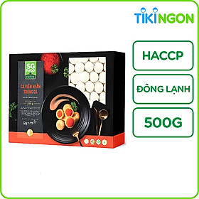 Cá viên nhân trứng cá SG Food Đông Lạnh 500g