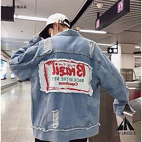 Áo khoác jean unisex nam nữ