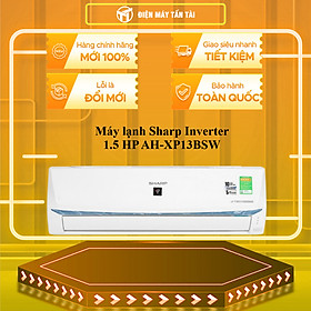 Máy lạnh Sharp Inverter 1.5 HP AH-XP13BSW - Hàng chính hãng - Chỉ giao HCM